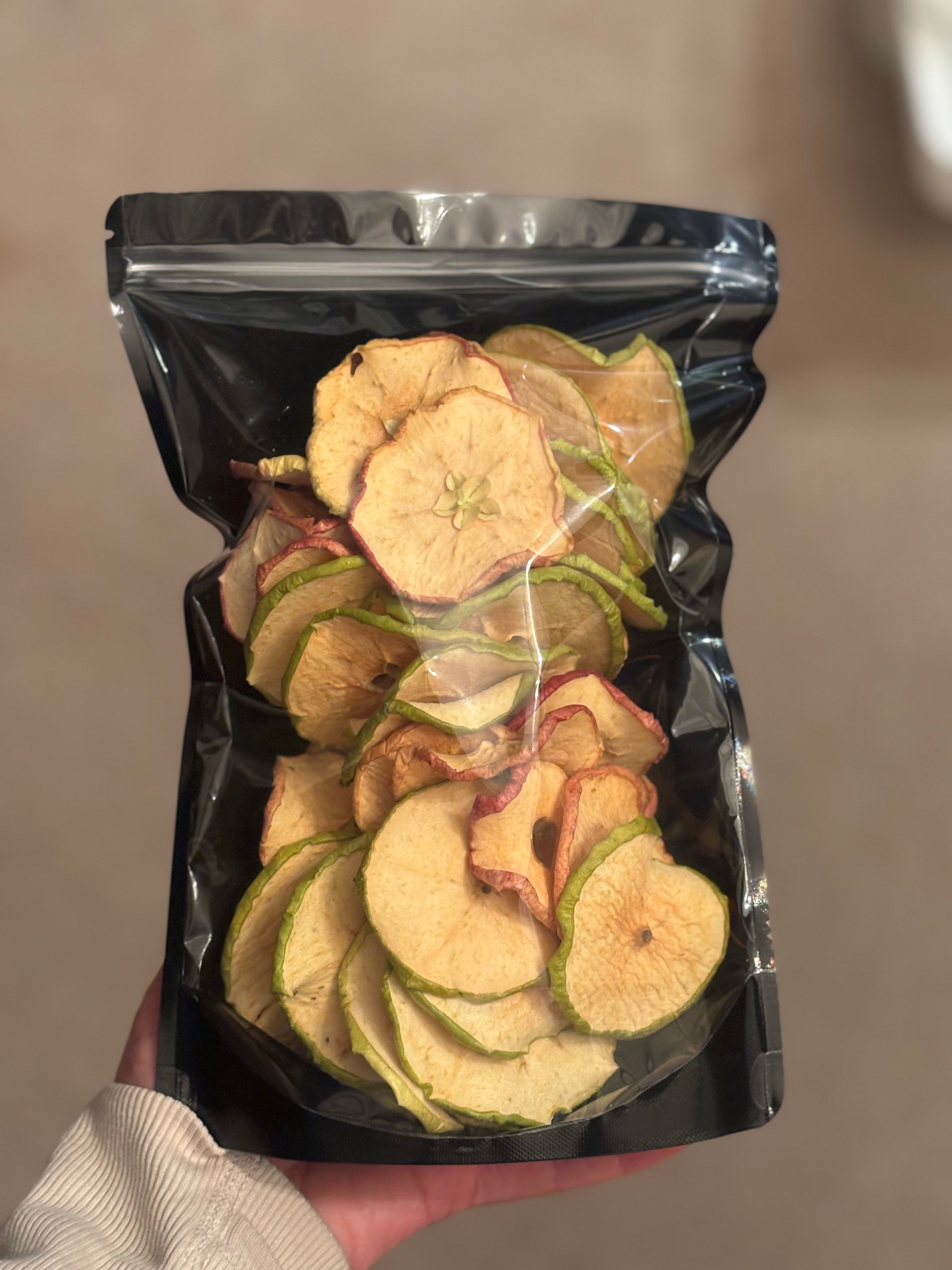 Dehydrated apple slices!
